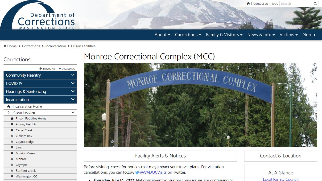 Monroe Correctional Complex (MCC)